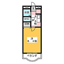 クレストナガイ  ｜ 岐阜県羽島郡岐南町伏屋３丁目（賃貸マンション1K・3階・26.44㎡） その2