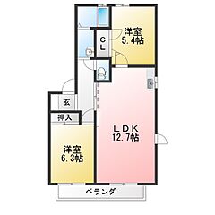 物件の間取り
