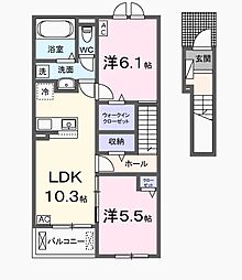 ソラニテラス 2LDKの間取図画像