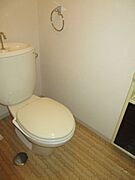清潔感のあるトイレです。