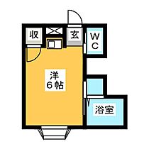 モンパオ21　東棟  ｜ 岐阜県岐阜市菅生１丁目（賃貸アパート1R・1階・19.02㎡） その2