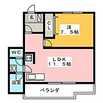 松原マンション  ｜ 岐阜県岐阜市早田栄町３丁目（賃貸マンション1LDK・4階・40.00㎡） その2