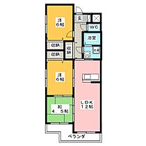 サン・ファミール  ｜ 岐阜県岐阜市長良東１丁目（賃貸マンション3LDK・4階・66.37㎡） その2