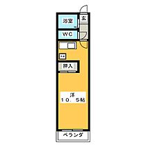 プチシャトー  ｜ 岐阜県岐阜市萱場東町３丁目（賃貸マンション1R・3階・25.52㎡） その2