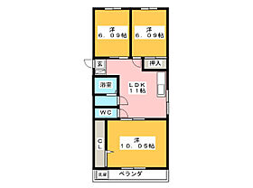 松原ビル  ｜ 岐阜県岐阜市早田栄町２丁目（賃貸マンション2LDK・4階・50.00㎡） その2