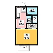 ドリーム21  ｜ 岐阜県岐阜市下鵜飼（賃貸マンション1K・2階・23.18㎡） その2