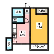 ユタカファイブ  ｜ 岐阜県岐阜市古市場（賃貸アパート1DK・2階・31.00㎡） その2