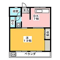 メゾン阿曽  ｜ 岐阜県岐阜市折立（賃貸マンション1DK・2階・40.57㎡） その2