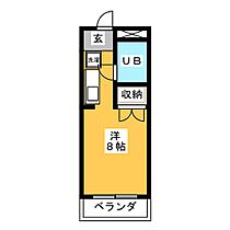 ＴＯ・ＢＥＧＩＮ　2  ｜ 岐阜県岐阜市黒野（賃貸マンション1R・2階・19.80㎡） その2