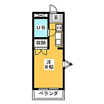 ＴＯ・ＢＥＧＩＮ　2  ｜ 岐阜県岐阜市黒野（賃貸マンション1R・2階・19.80㎡） その2