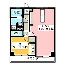 メゾン阿曽  ｜ 岐阜県岐阜市折立（賃貸マンション1LDK・3階・40.57㎡） その2