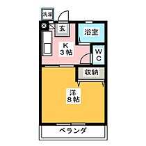 アクティ三田　東棟  ｜ 岐阜県岐阜市三田洞（賃貸マンション1K・1階・22.68㎡） その2