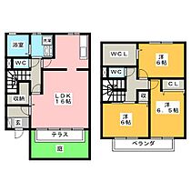 リビングタウン長良  ｜ 岐阜県岐阜市長良３丁目（賃貸テラスハウス3LDK・1階・90.58㎡） その2