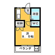 コーポ能勢  ｜ 岐阜県岐阜市長良桜井町４丁目（賃貸マンション1R・2階・21.00㎡） その2