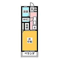 パークＭ・Ａ・Ｓ  ｜ 岐阜県岐阜市北柿ケ瀬（賃貸マンション1K・1階・19.37㎡） その2