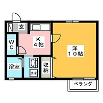 セジュールエントピアIIＡ棟  ｜ 岐阜県岐阜市則武中１丁目（賃貸アパート1K・1階・33.69㎡） その2