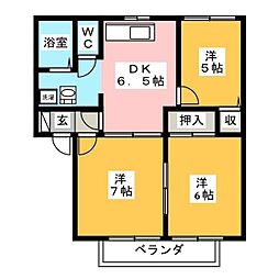 🉐敷金礼金0円！🉐パークハイツ北洞Ｂ