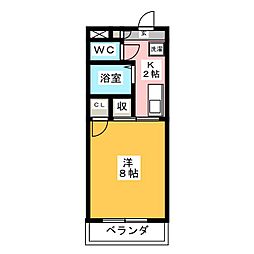 グランデM.A.S 1Kの間取図画像