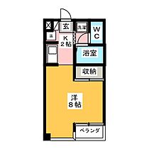 メゾンドキャッスル  ｜ 岐阜県岐阜市上新町（賃貸マンション1K・3階・27.18㎡） その2