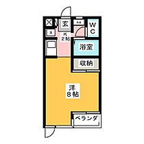 メゾンドキャッスル  ｜ 岐阜県岐阜市上新町（賃貸マンション1K・3階・27.18㎡） その2