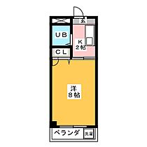 セジュールＴＡＫＵ  ｜ 岐阜県岐阜市北一色２丁目（賃貸マンション1K・2階・21.60㎡） その2