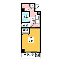 なかむらビル  ｜ 岐阜県岐阜市昭和町３丁目（賃貸マンション1K・2階・23.35㎡） その2