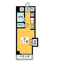 ＣＡＳＡ本郷  ｜ 岐阜県岐阜市本郷町５丁目（賃貸マンション1R・7階・24.30㎡） その2