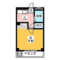 ドエルＫＭII  ｜ 岐阜県岐阜市月丘町３丁目（賃貸マンション1K・3階・25.80㎡） その2