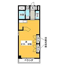 アクシスヨーロッパ弐番館  ｜ 岐阜県岐阜市花沢町５丁目（賃貸マンション1R・4階・42.74㎡） その2