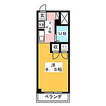 レジデンスＴＬ・西荘  ｜ 岐阜県岐阜市西荘１丁目（賃貸マンション1K・4階・20.67㎡） その2