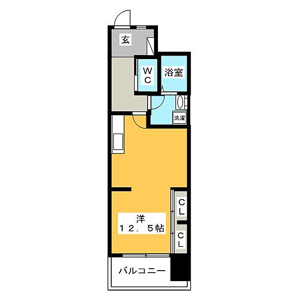 フォレスト.Ｎ ｜岐阜県岐阜市長住町９丁目(賃貸マンション1R・9階・37.82㎡)の写真 その2