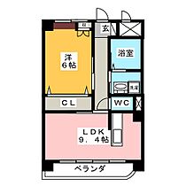 Ｔ’ｓ　ｉｏｒｉ  ｜ 岐阜県岐阜市庵町（賃貸マンション1LDK・3階・40.02㎡） その2