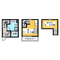 Ｔ＆Ｔ  ｜ 岐阜県岐阜市坂井町１丁目（賃貸アパート1R・1階・23.18㎡） その2