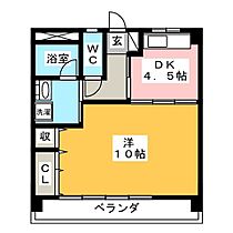 メゾン川崎  ｜ 岐阜県岐阜市切通４丁目（賃貸マンション1DK・3階・43.00㎡） その2