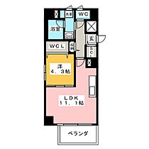 バンディエラ  ｜ 岐阜県岐阜市加納本町９丁目（賃貸マンション1LDK・6階・42.24㎡） その2