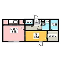 Ｄ-Ｒｏｏｍ　Ｓａｓｈｉｅ  ｜ 岐阜県岐阜市高森町４丁目（賃貸アパート1LDK・1階・33.75㎡） その2