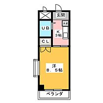 サンガーデン  ｜ 岐阜県岐阜市日野南６丁目（賃貸マンション1K・2階・24.30㎡） その2