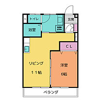 西荘ビル  ｜ 岐阜県岐阜市西荘２丁目（賃貸マンション1LDK・2階・45.90㎡） その2