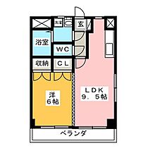 鏡島レイナ  ｜ 岐阜県岐阜市鏡島中１丁目（賃貸マンション1LDK・2階・36.00㎡） その2