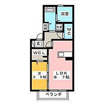 スジュール　I  ｜ 岐阜県岐阜市日野南５丁目（賃貸アパート1LDK・1階・37.09㎡） その2