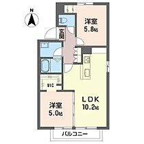 ファミールZUIUN　A棟  ｜ 岐阜県岐阜市瑞雲町４丁目（賃貸アパート2LDK・2階・50.92㎡） その2