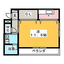 パクトル  ｜ 岐阜県岐阜市権現町（賃貸マンション1K・3階・35.95㎡） その2