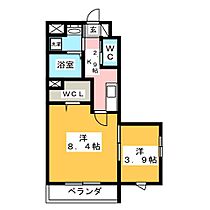 メゾン加納栄町通Ｗ  ｜ 岐阜県岐阜市加納栄町通４丁目（賃貸マンション2K・3階・36.12㎡） その2