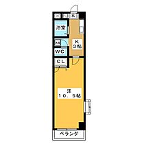 ＰＯＰＯＬＡＲＥ  ｜ 岐阜県岐阜市菊地町２丁目（賃貸マンション1K・4階・29.80㎡） その2