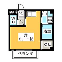 キーウエスト　ＨＡＲＵ  ｜ 岐阜県岐阜市鍵屋西町２丁目（賃貸マンション1R・2階・23.46㎡） その2