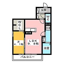 ヴァイスハイト中広江  ｜ 岐阜県岐阜市加納徳川町（賃貸アパート1LDK・2階・36.96㎡） その2