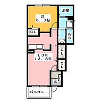 メゾンアンジュ琴塚Ａ  ｜ 岐阜県岐阜市琴塚１丁目（賃貸アパート1LDK・1階・46.49㎡） その2