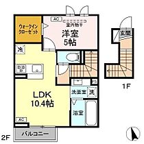 Ｃａｓａ　ａｒｃａ  ｜ 岐阜県岐阜市加納鉄砲町３丁目（賃貸アパート1LDK・2階・44.48㎡） その2