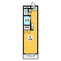 ロイヤルＳ  ｜ 岐阜県岐阜市北一色６丁目（賃貸マンション1R・2階・21.81㎡） その2