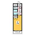 クレールたつた3階3.3万円